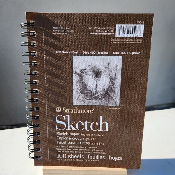 NEW Strathmore 400 Series Sketch Paper Pad 5.5" x 8.5" 100 Sheets Sketchbook Art - Picture 3 of 8